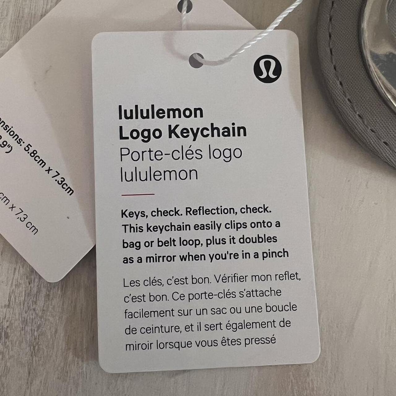 Lululemon Mini 3.5 In Keychain Lululemon Logo Lululemon -  Denmark