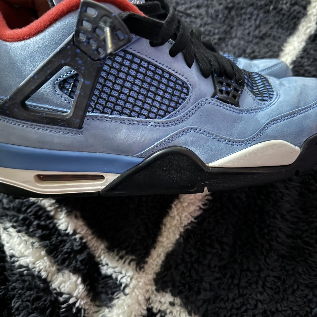 creased jordan 4s
