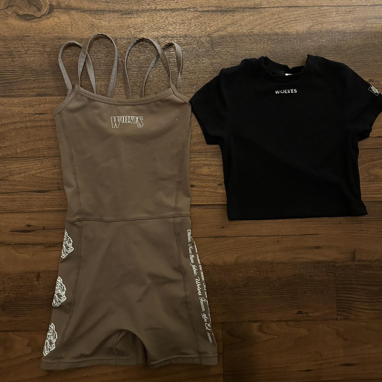 Darc Sport Bundle Bodysuit Small Cropped Wolves Top Depop