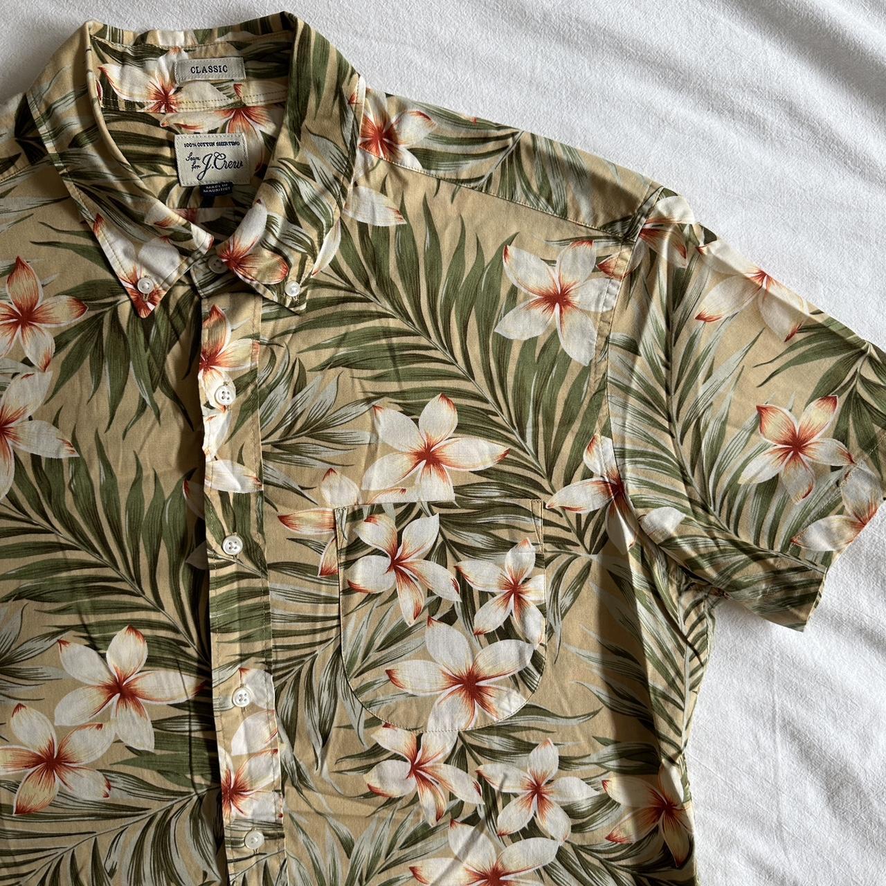 j crew hawaiian shirt