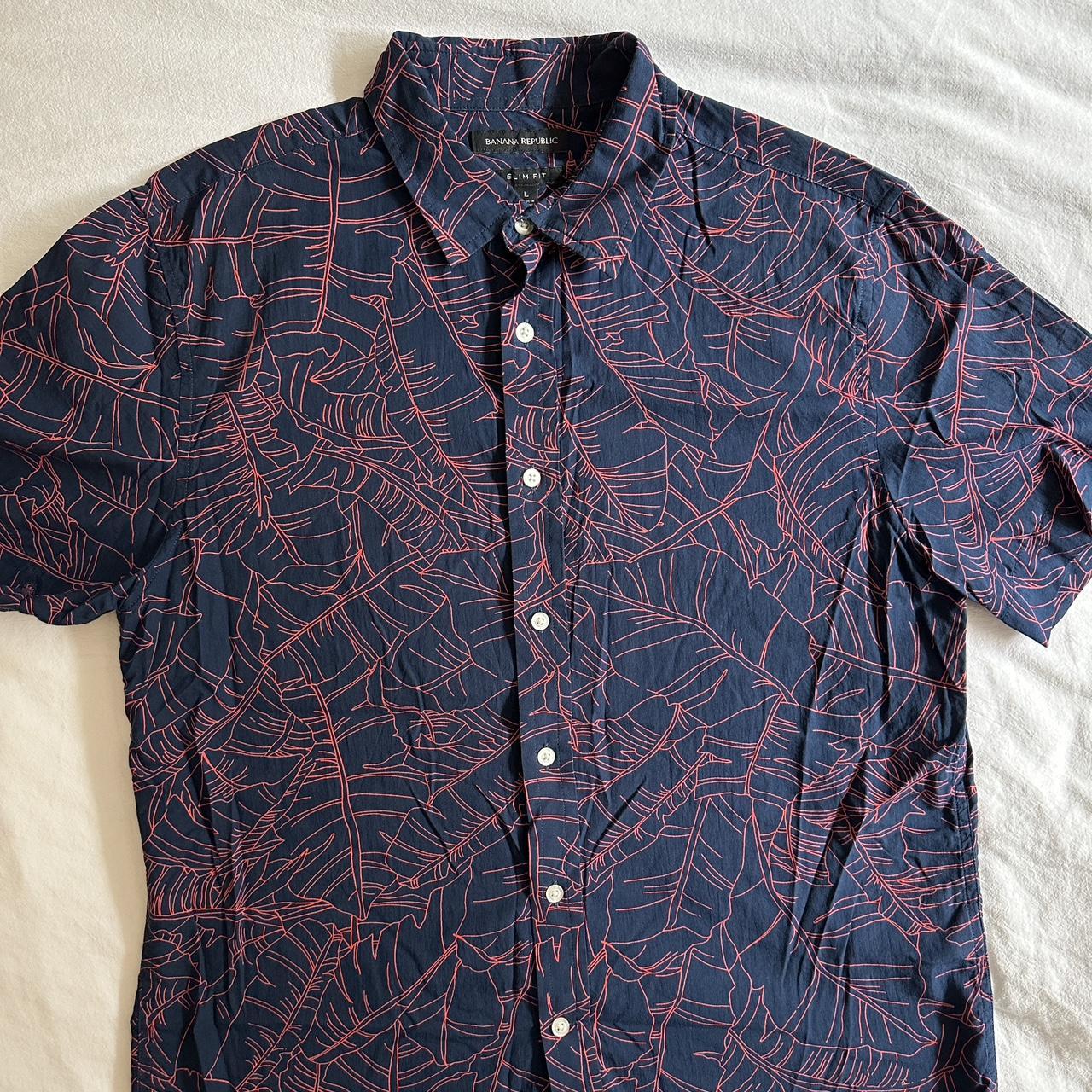 banana republic men's button down