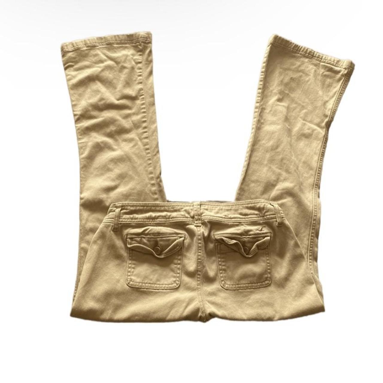 Hollister Co. Women's Tan Trousers Depop