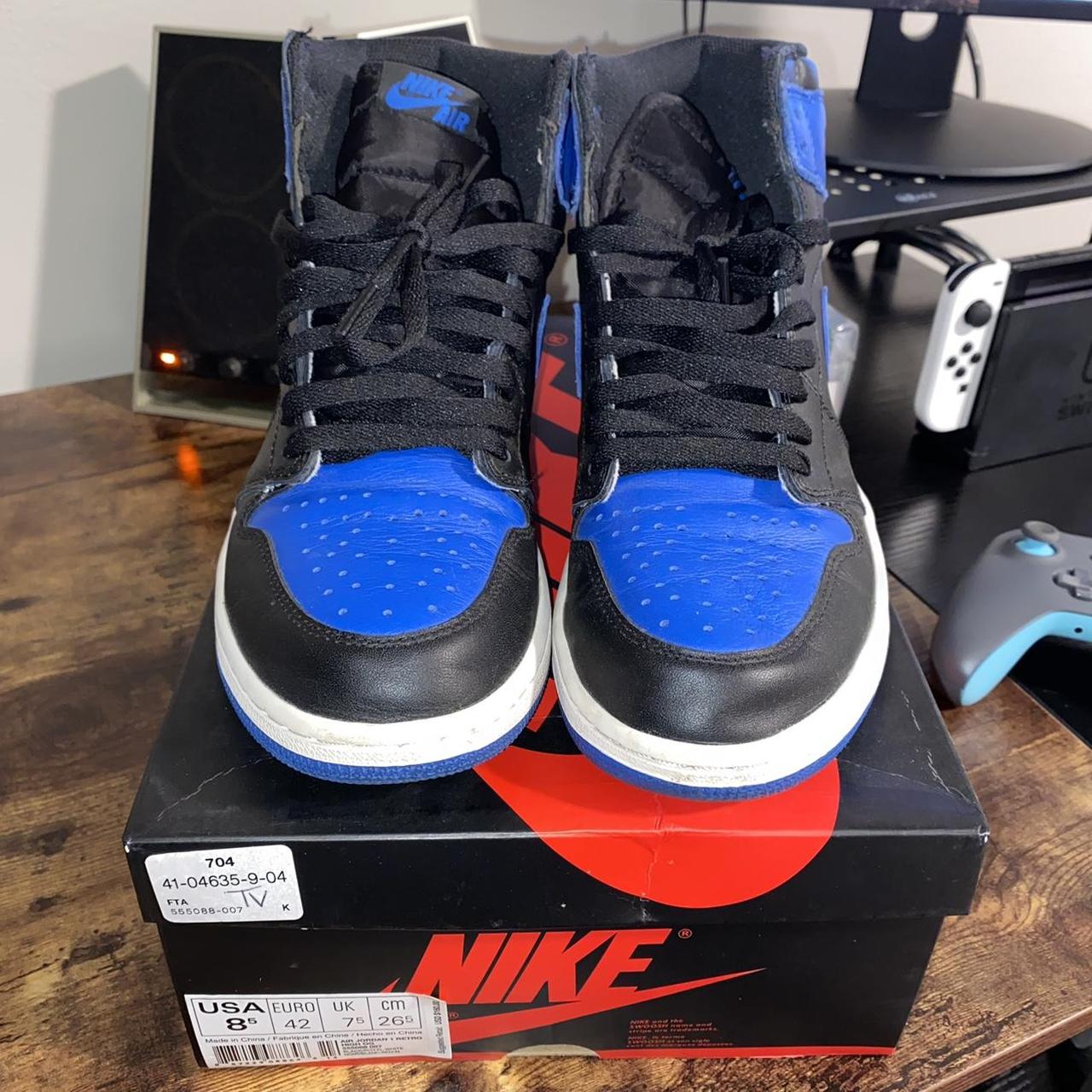 Air Jordan 1 Retro High OG (Royal) 2017 MESSAGE... - Depop