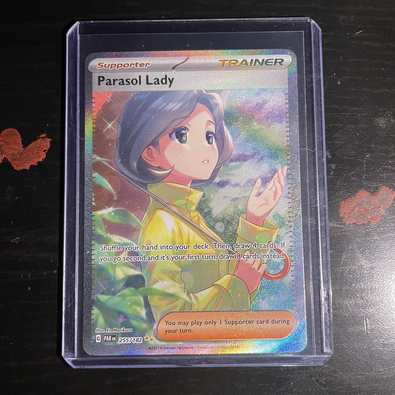 Parasol Lady Trainer card - Special Illustration... - Depop
