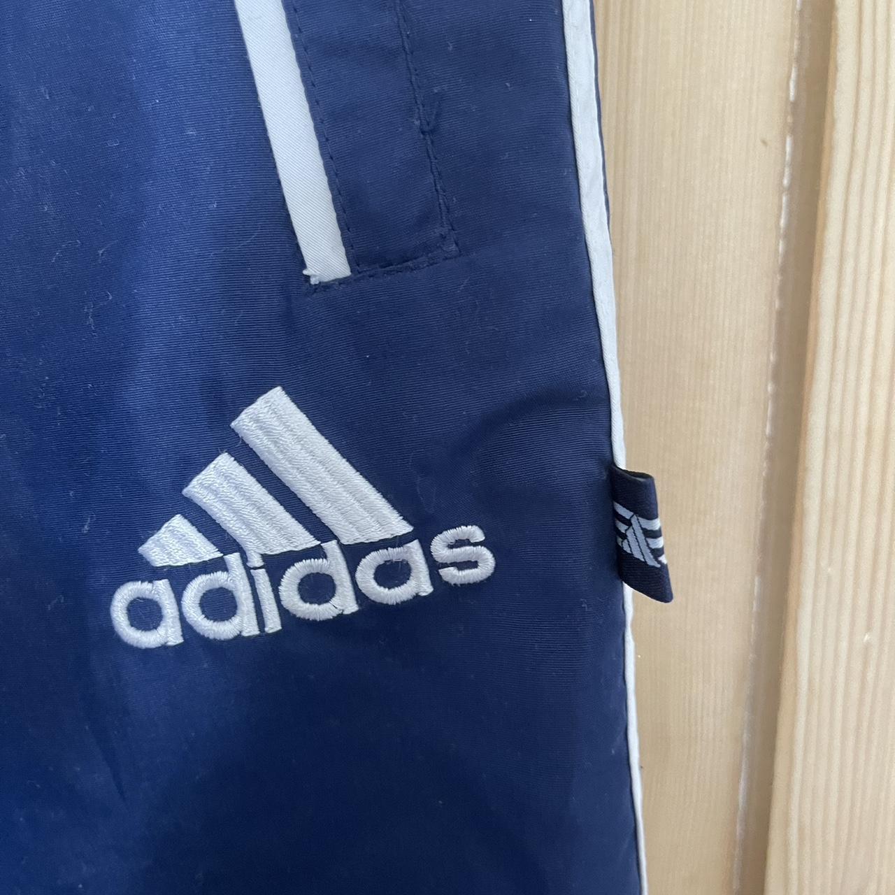 Adidas Tracksuit Bottoms 90s Vintage Retro Blue Depop 2693