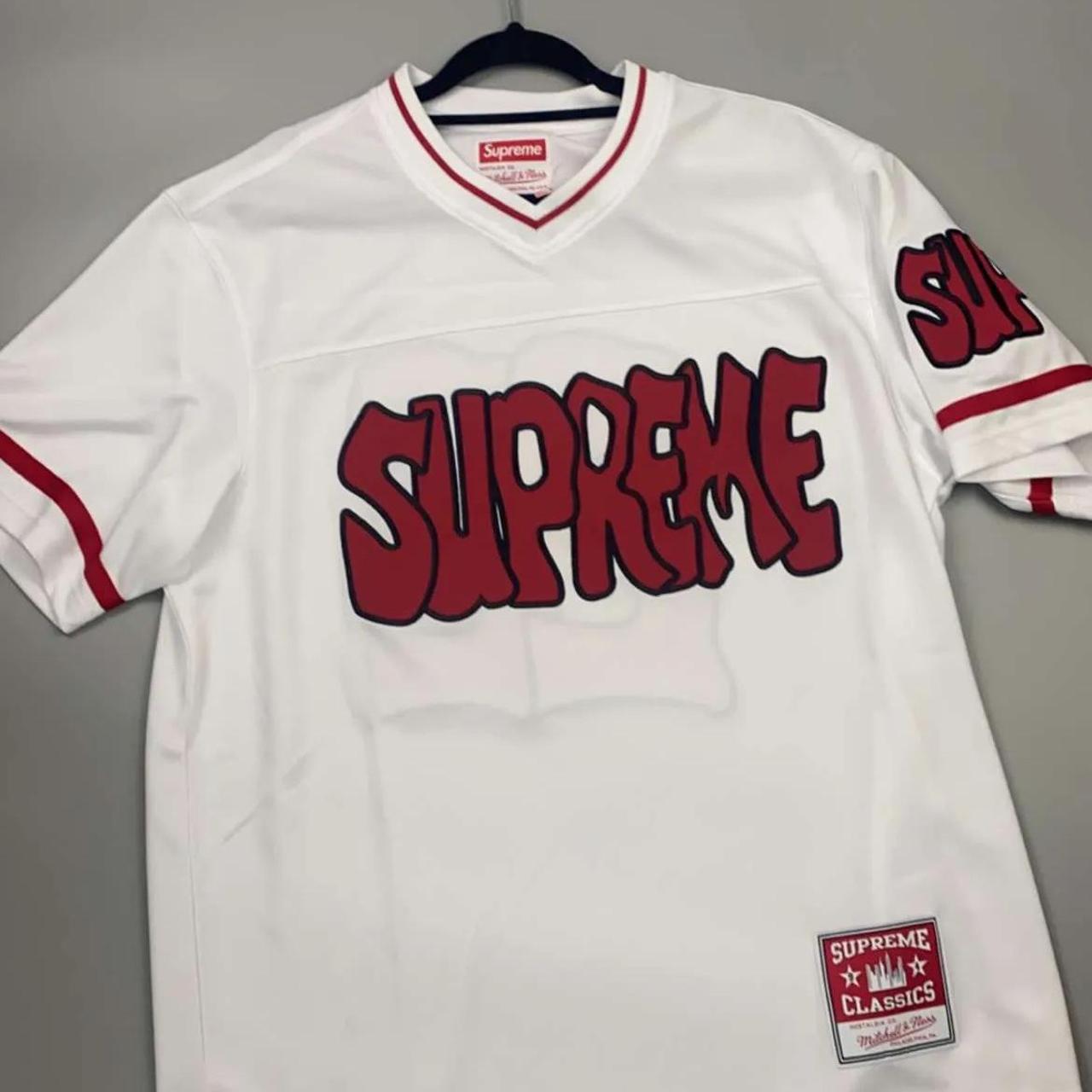 Supreme Mitchell & Ness Jersey - Depop