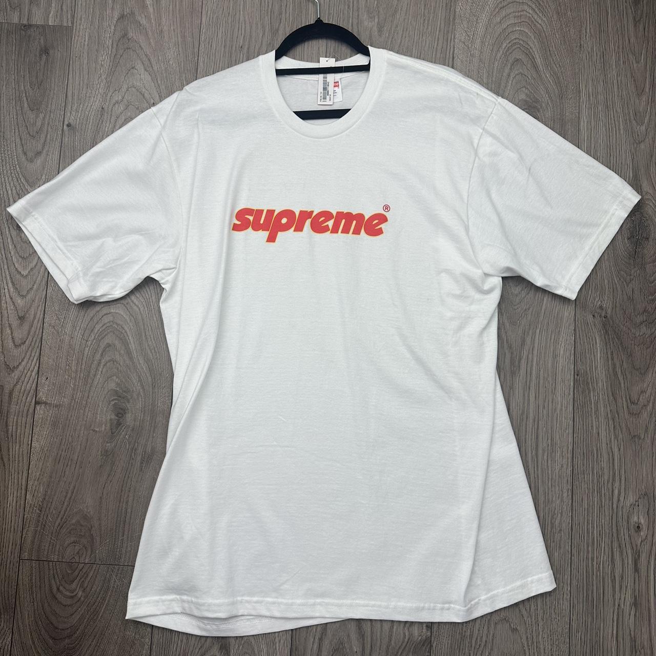 Supreme Pinline tee White Large | Depop