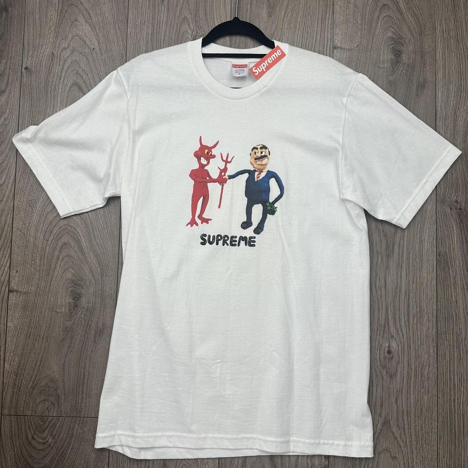 【Supreme】Pinline T-Shirt★White★24SS★ Supreme Pinline Tee (SS24) - $40