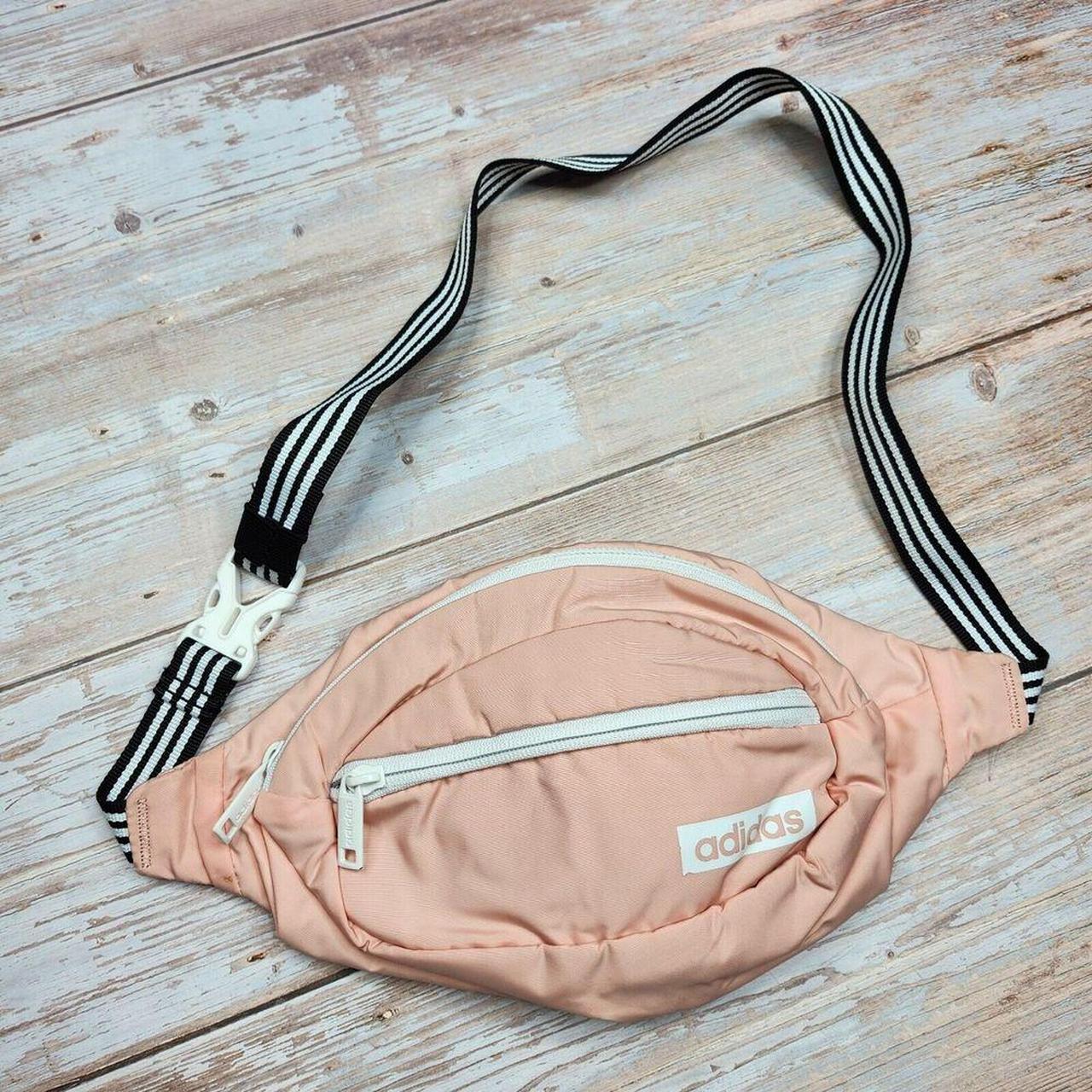 Adidas Core Waist Pack Glow Pink White Chest Bag. Depop