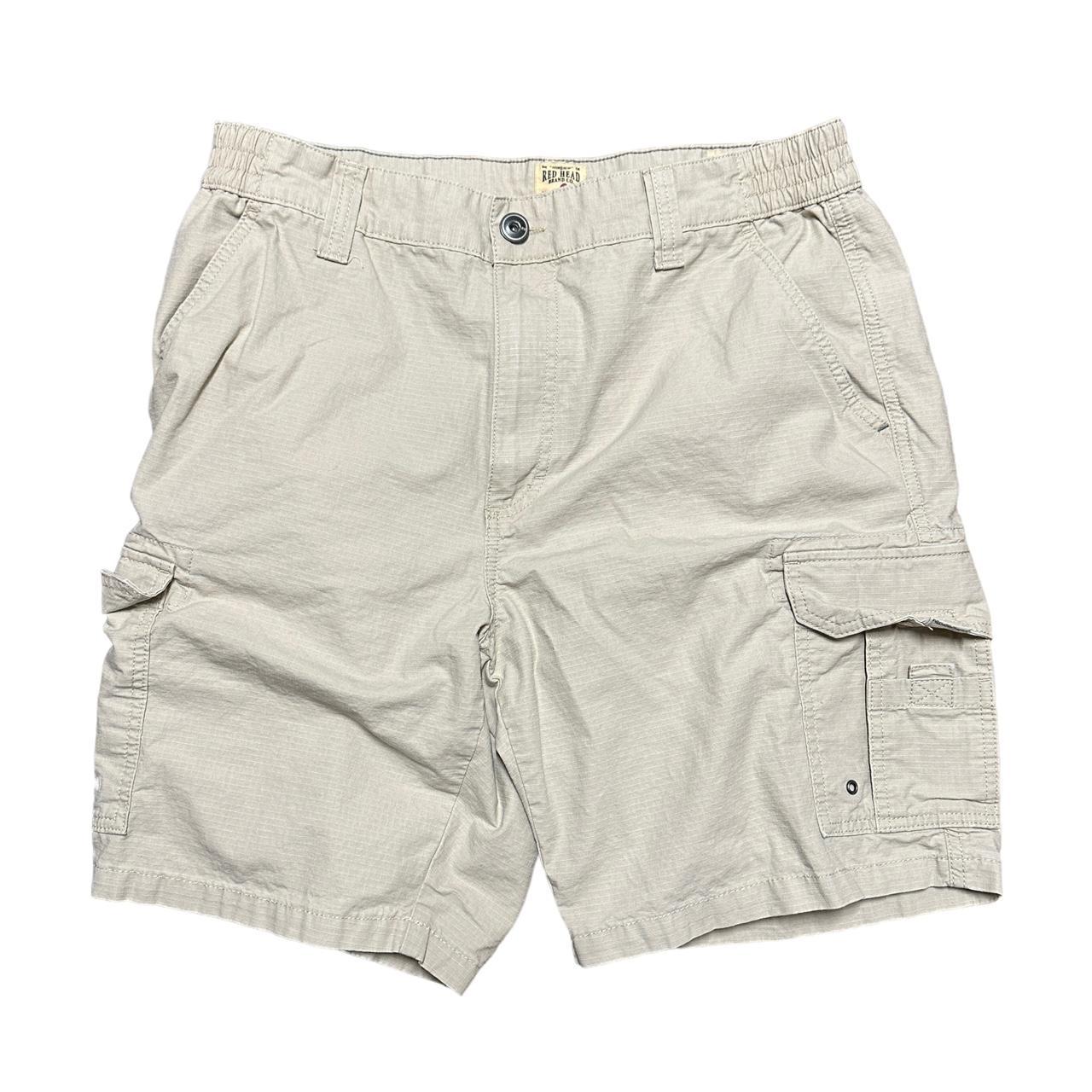 The Unbranded Brand Men's Khaki Shorts | Depop