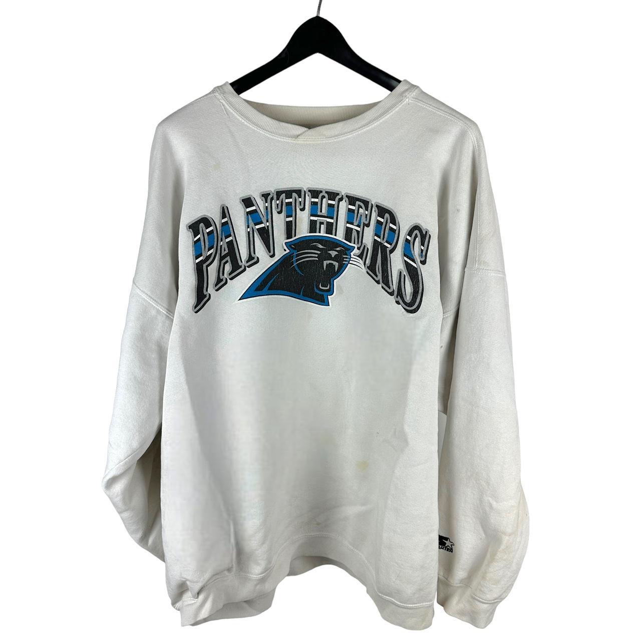 Vintage 90s Carolina Panthers NFL Sweatshirt Size Small