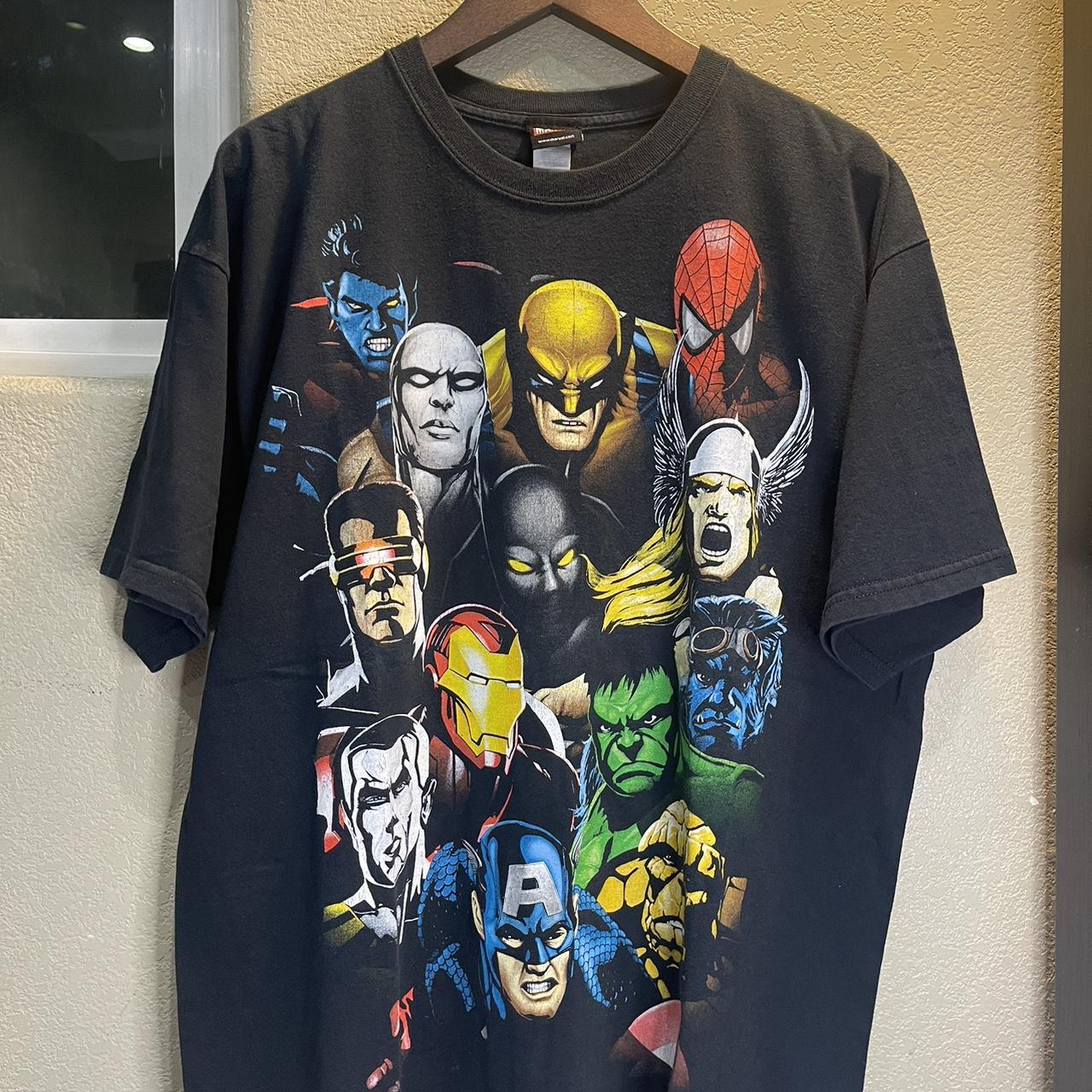 Marvel Men's Black T-shirt | Depop