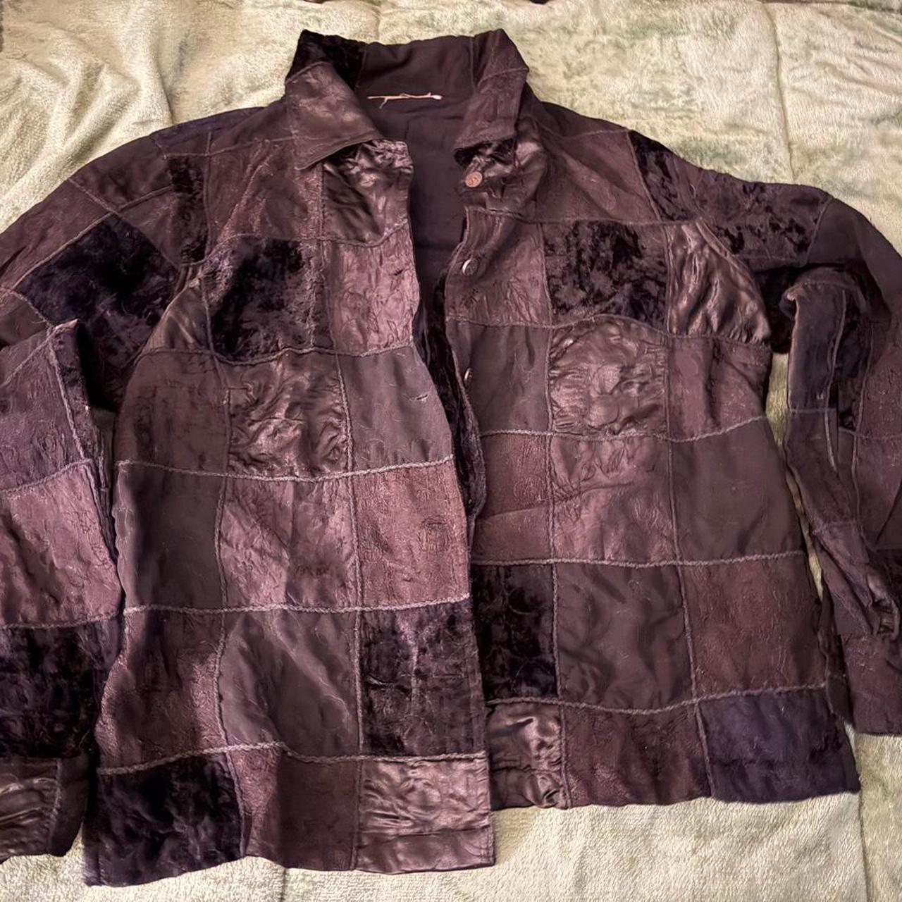 Women's Jacket - Black - M – Batch patchwork jack… - image 2