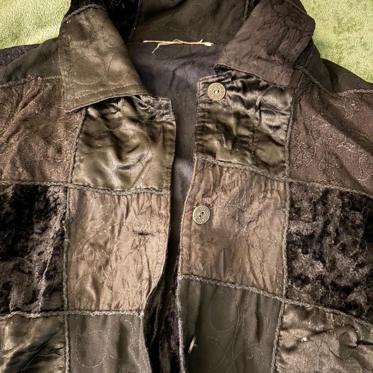 Women's Jacket - Black - M – Batch patchwork jack… - image 1