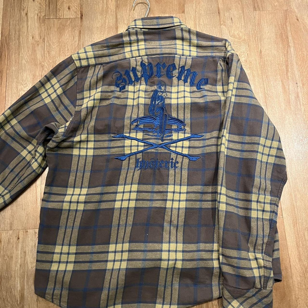 Supreme x Hysteric Glamour flannel Size Large... - Depop