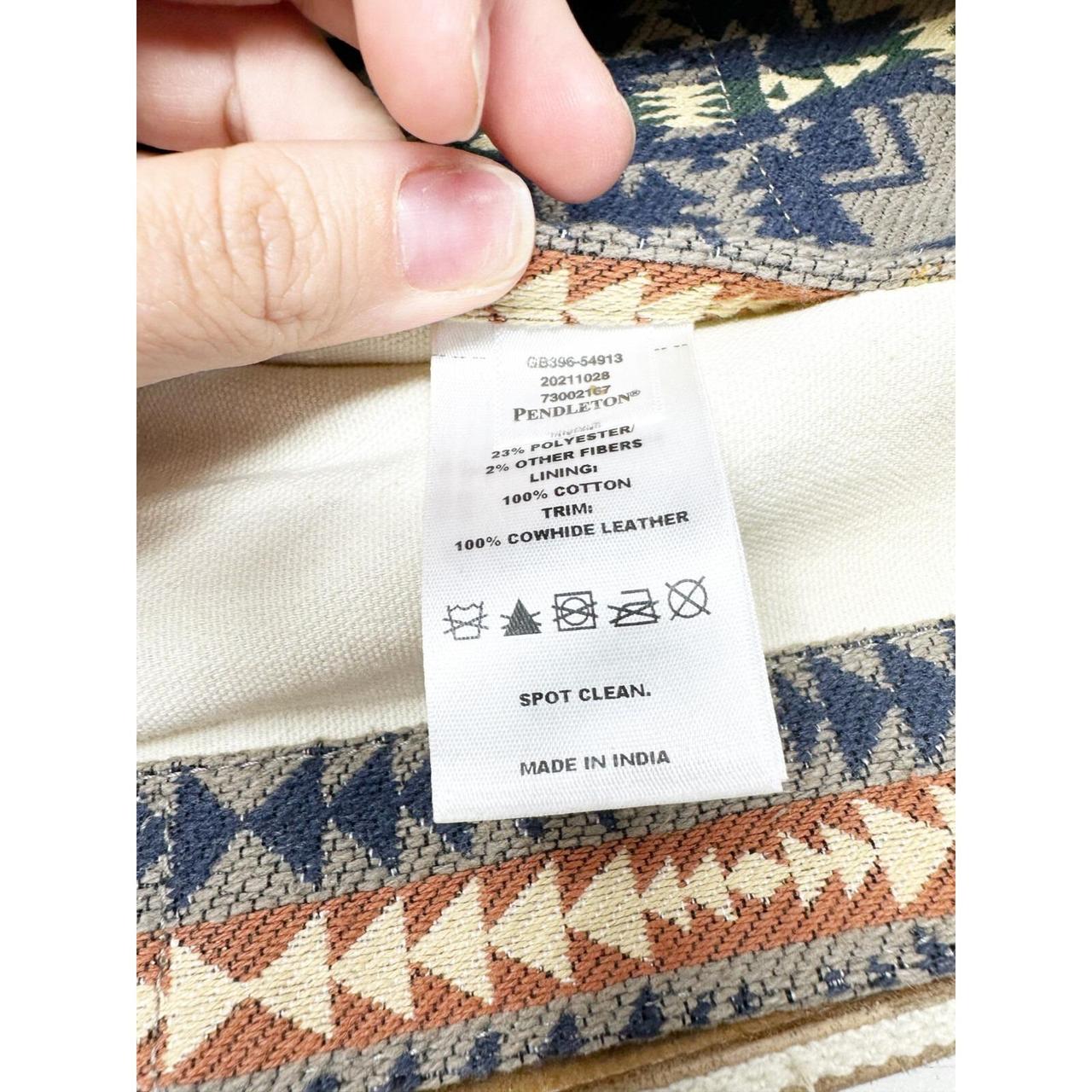 Pendleton Women's Bag - Grey/Blue – Pendleton Cot… - image 7