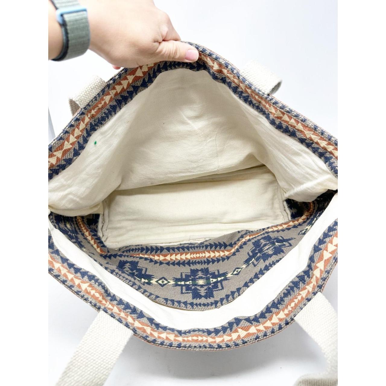 Pendleton Women's Bag - Grey/Blue – Pendleton Cot… - image 8