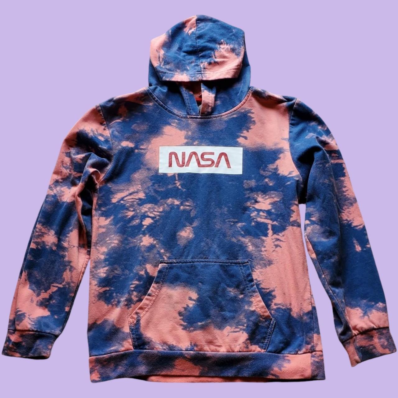 Nasa Kids Hoodie Pink Navy