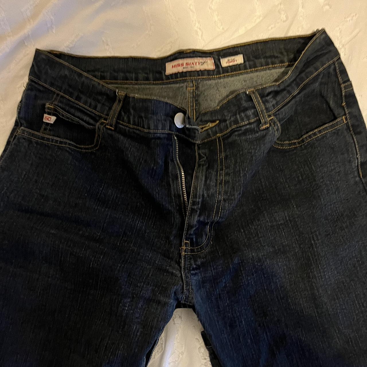 Miss Sixty Women's Navy Jeans | Depop