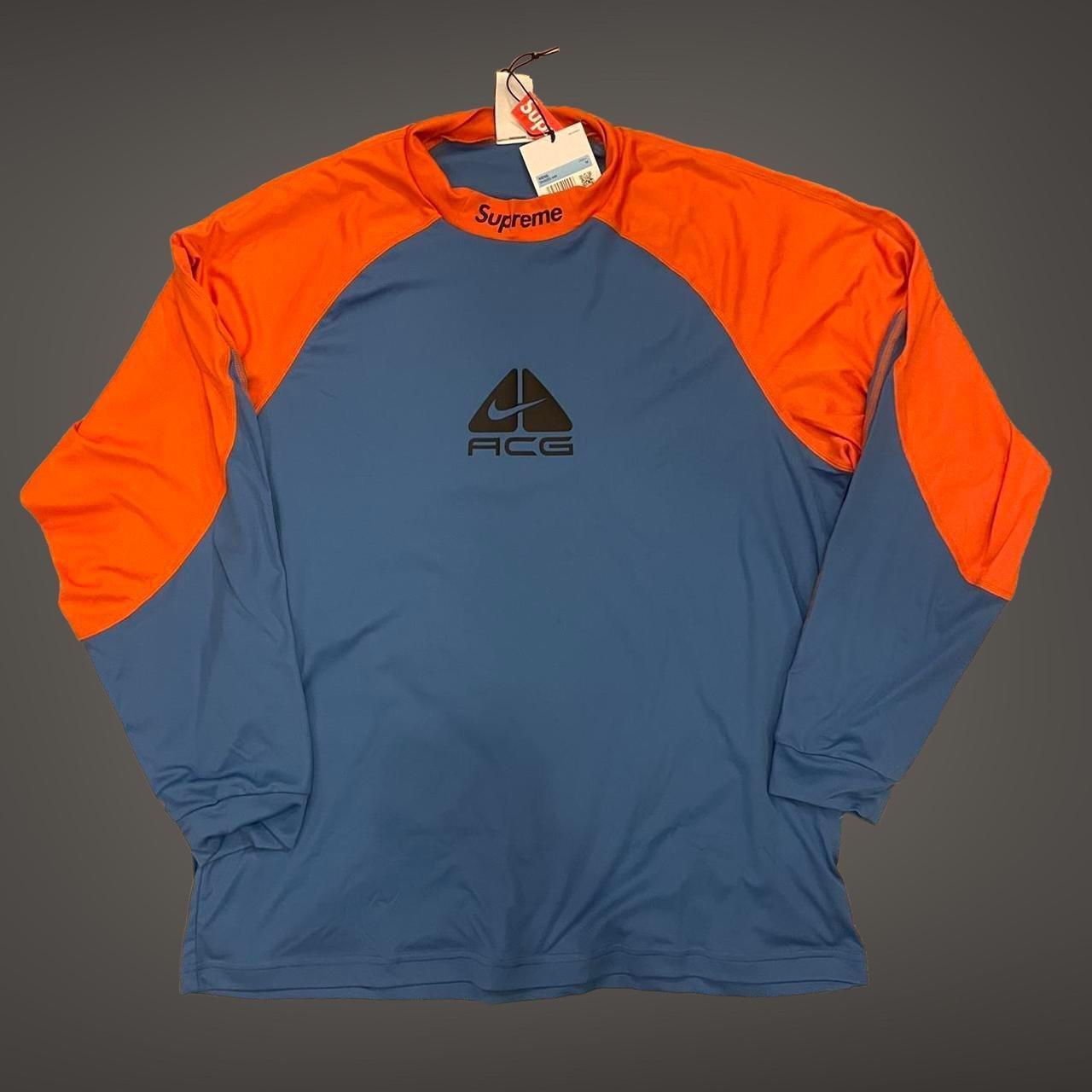Supreme x Nike Acg long sleeve dryfit jersey orange