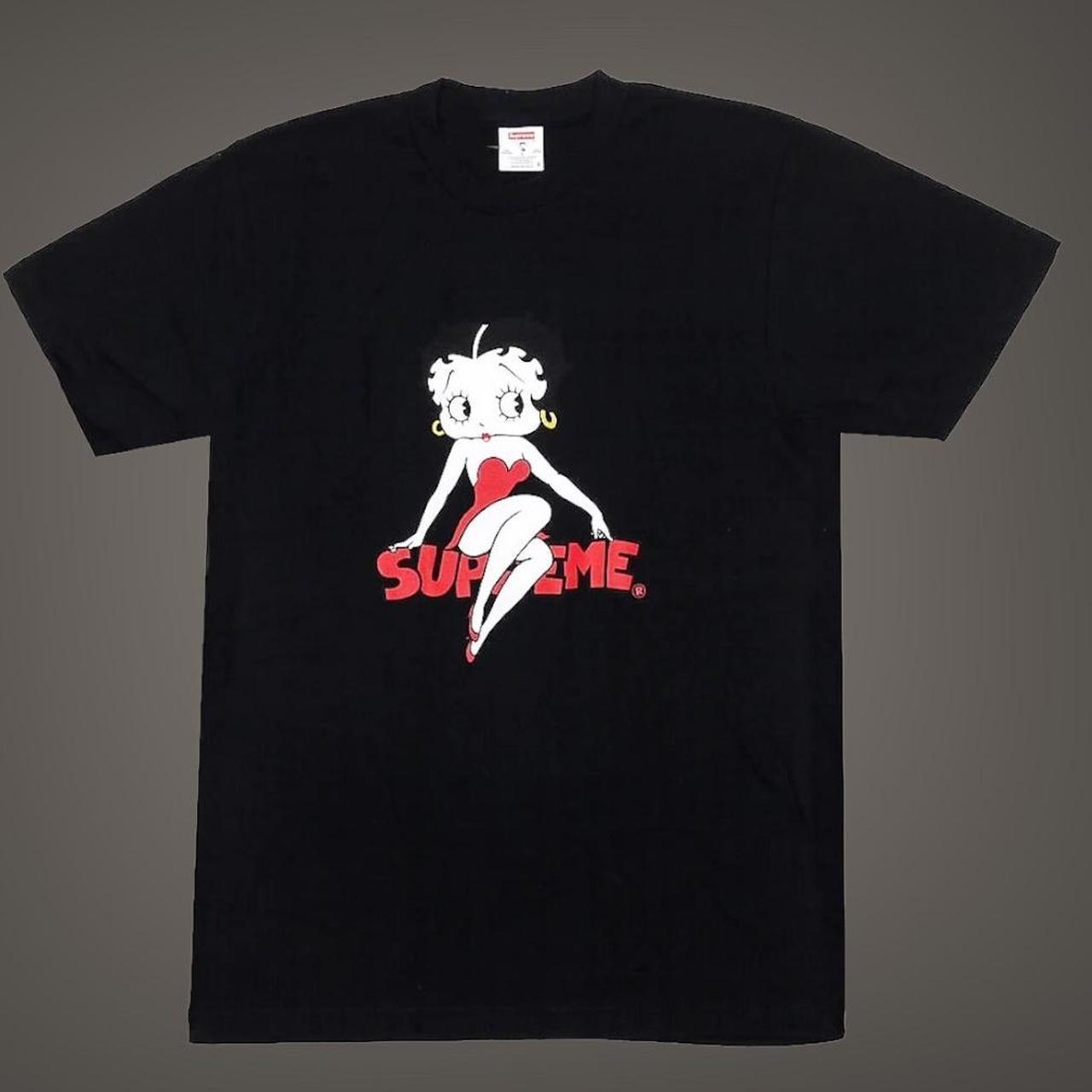 Supreme Betty Boop t shirt in black BNWT size XL - | Depop