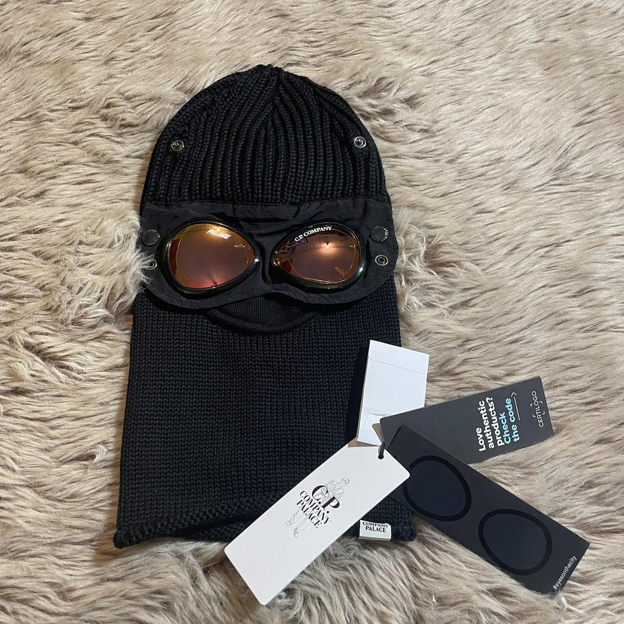 Palace X C.P Company Balaclava Goggles in Black One | Depop
