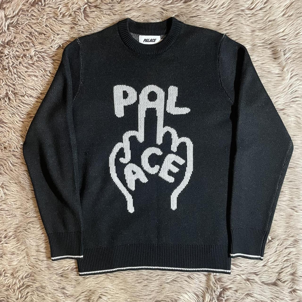Palace middle finger knit sweatshirt brand new never | Depop Palace middle finger knit sweatshirt brand new never | Depop