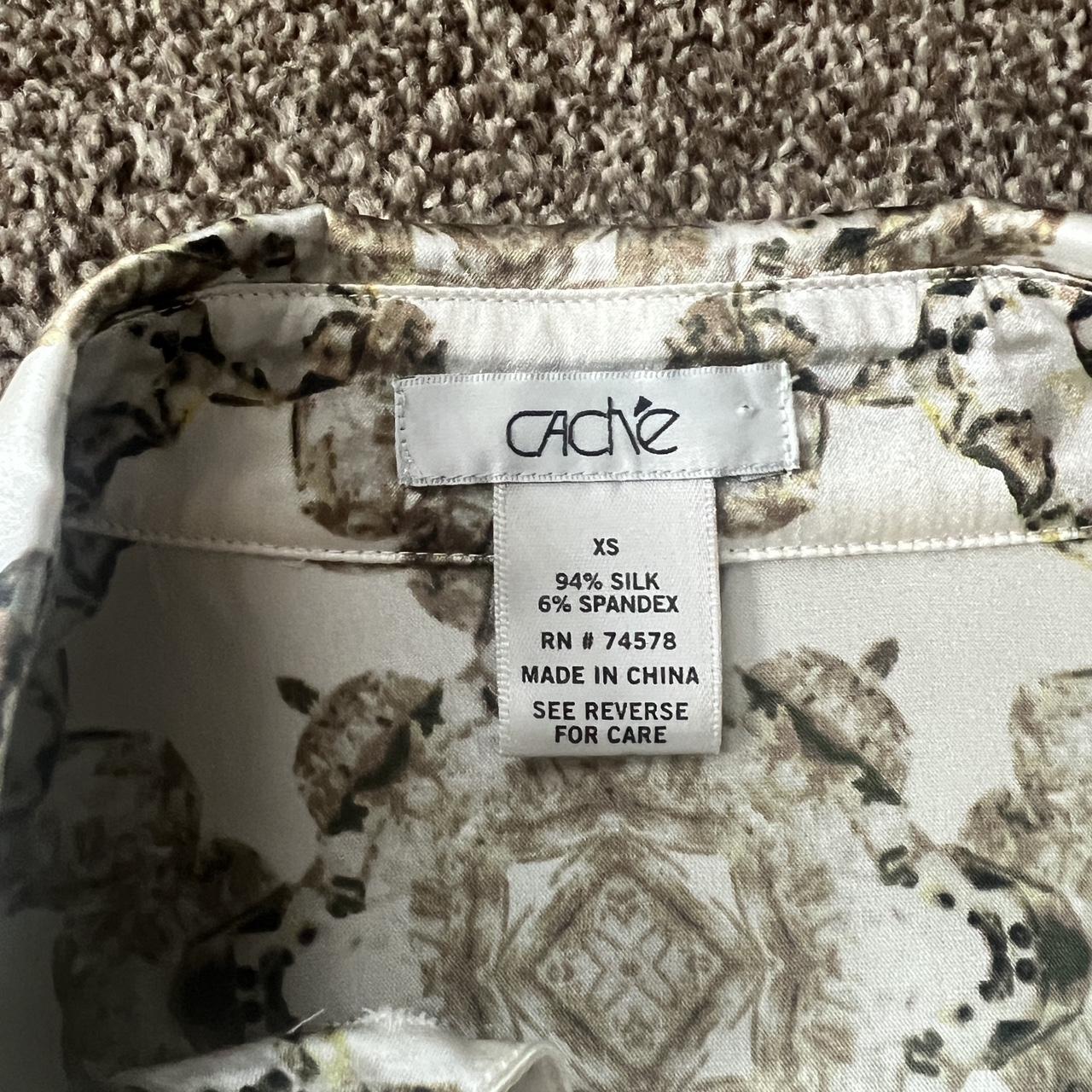 Cache Women's Blouse - White/Multi - XS – Cache s… - image 3