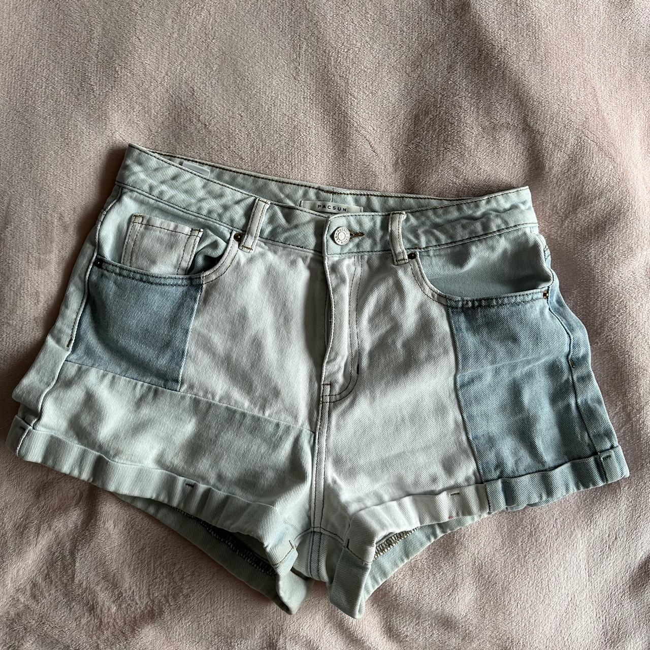 PacSun Hopper Patch Denim Mom Shorts The Hopper