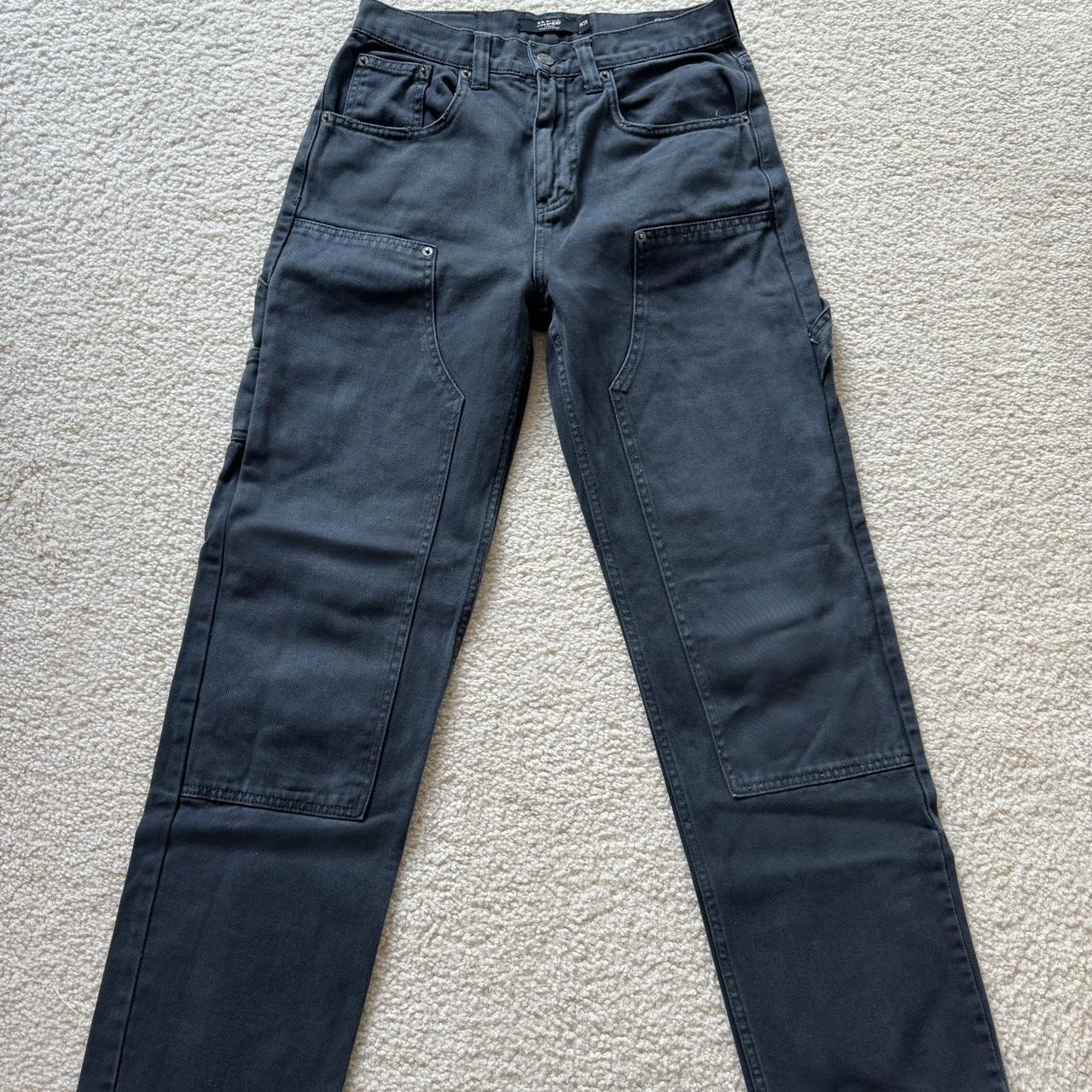 Washed Black Carpenter Jeans