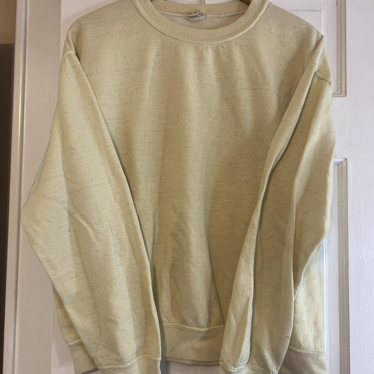 Brandy Melville pastel yellow crewneck This was def... Depop