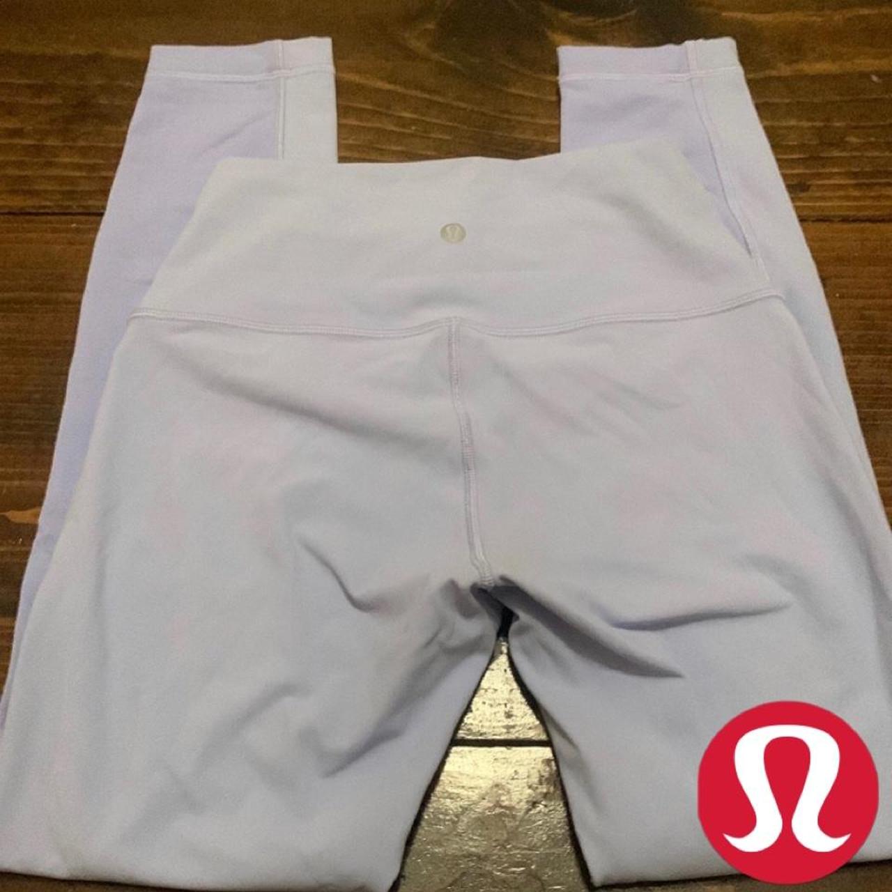 Lululemon light blue leggings NNsize 4 Ngood... Depop