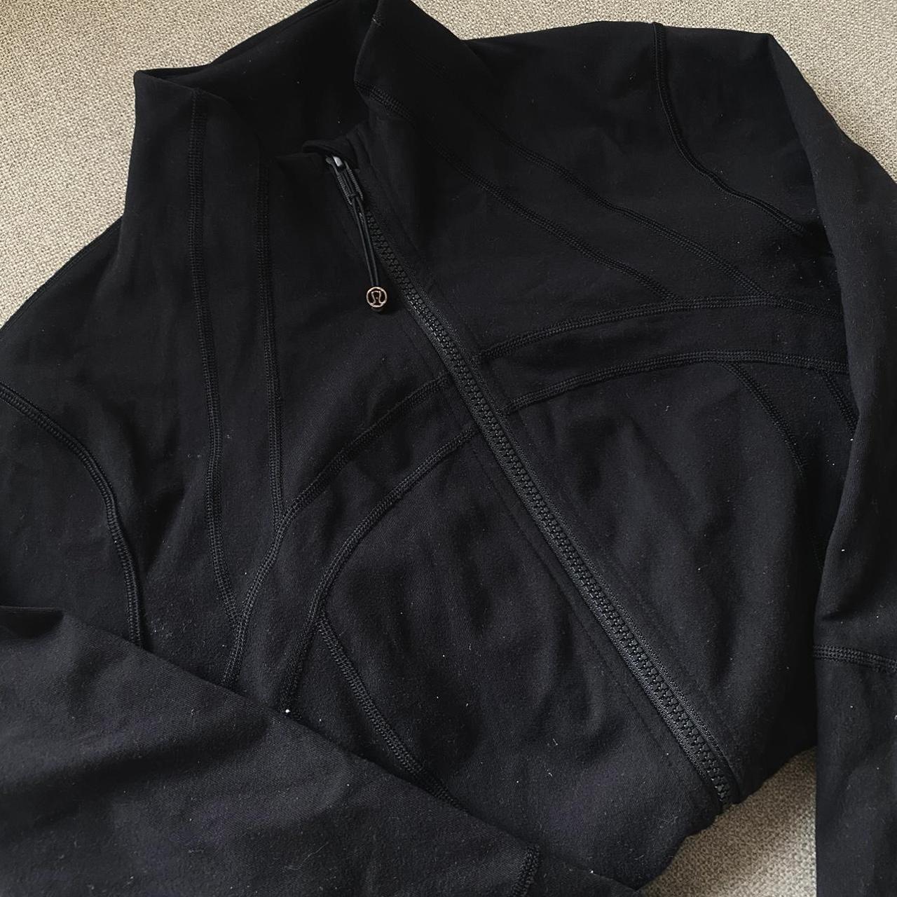 Lululemon black define jacket -size 10 -some... - Depop