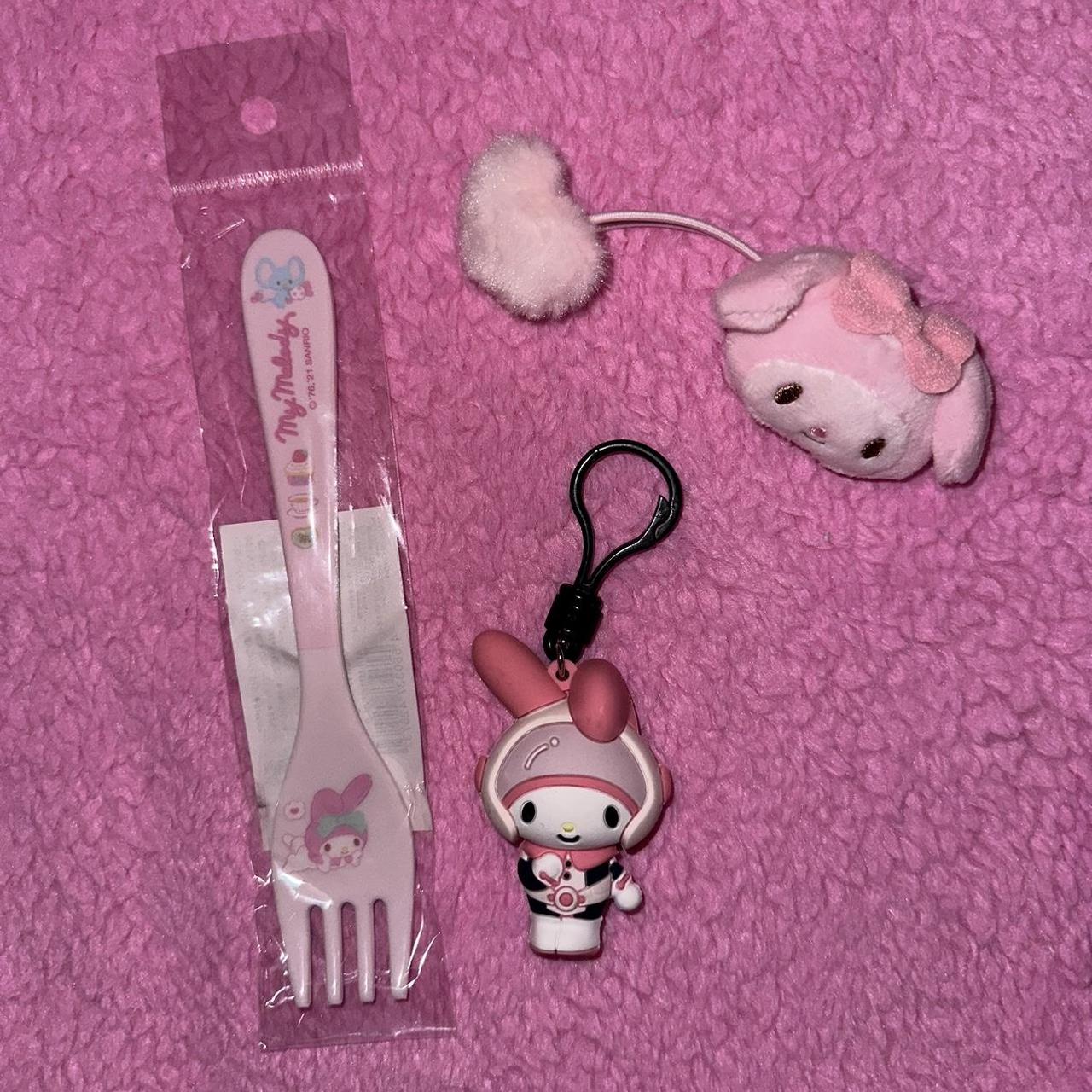 Good condition! 2001 Hello Kitty Fork with Plastic - Depop