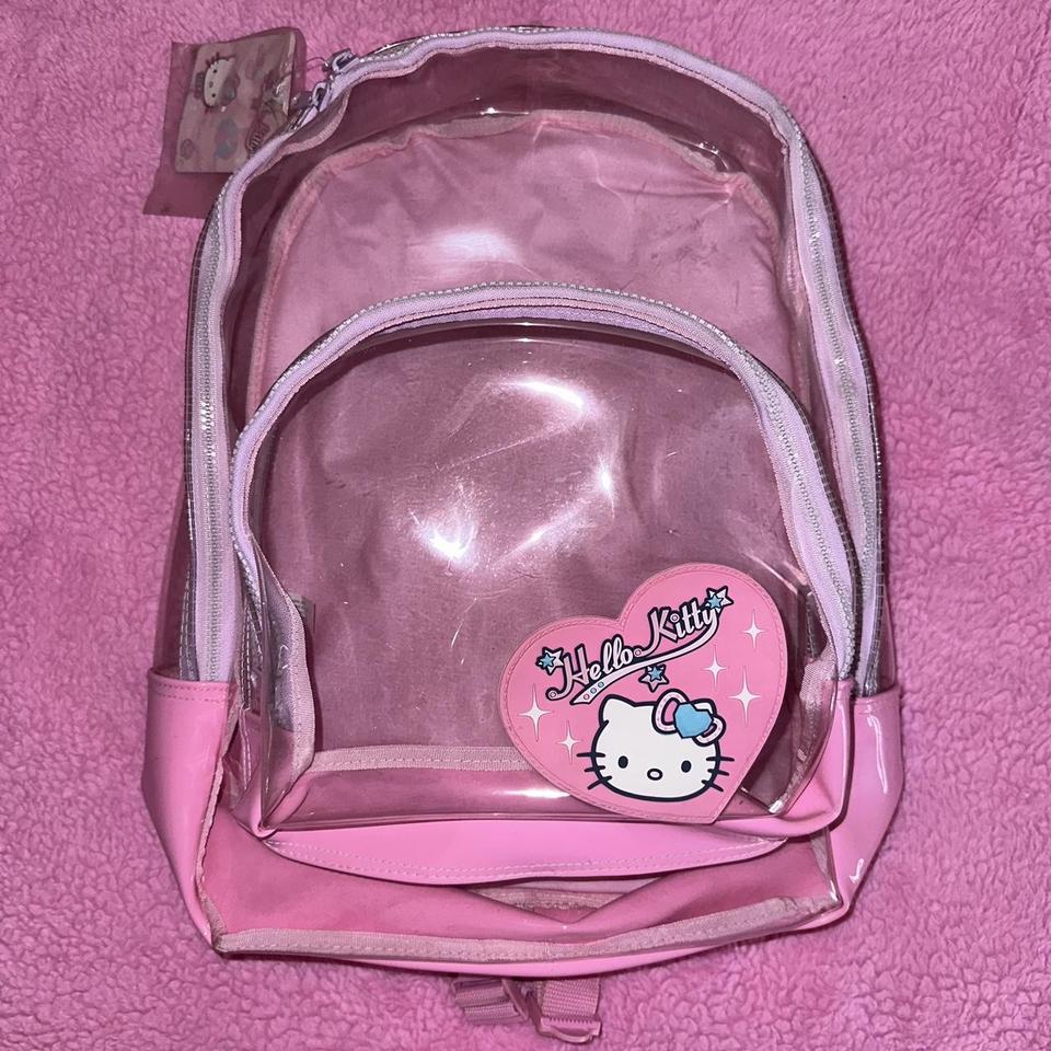 Hello kitty clear clearance backpack