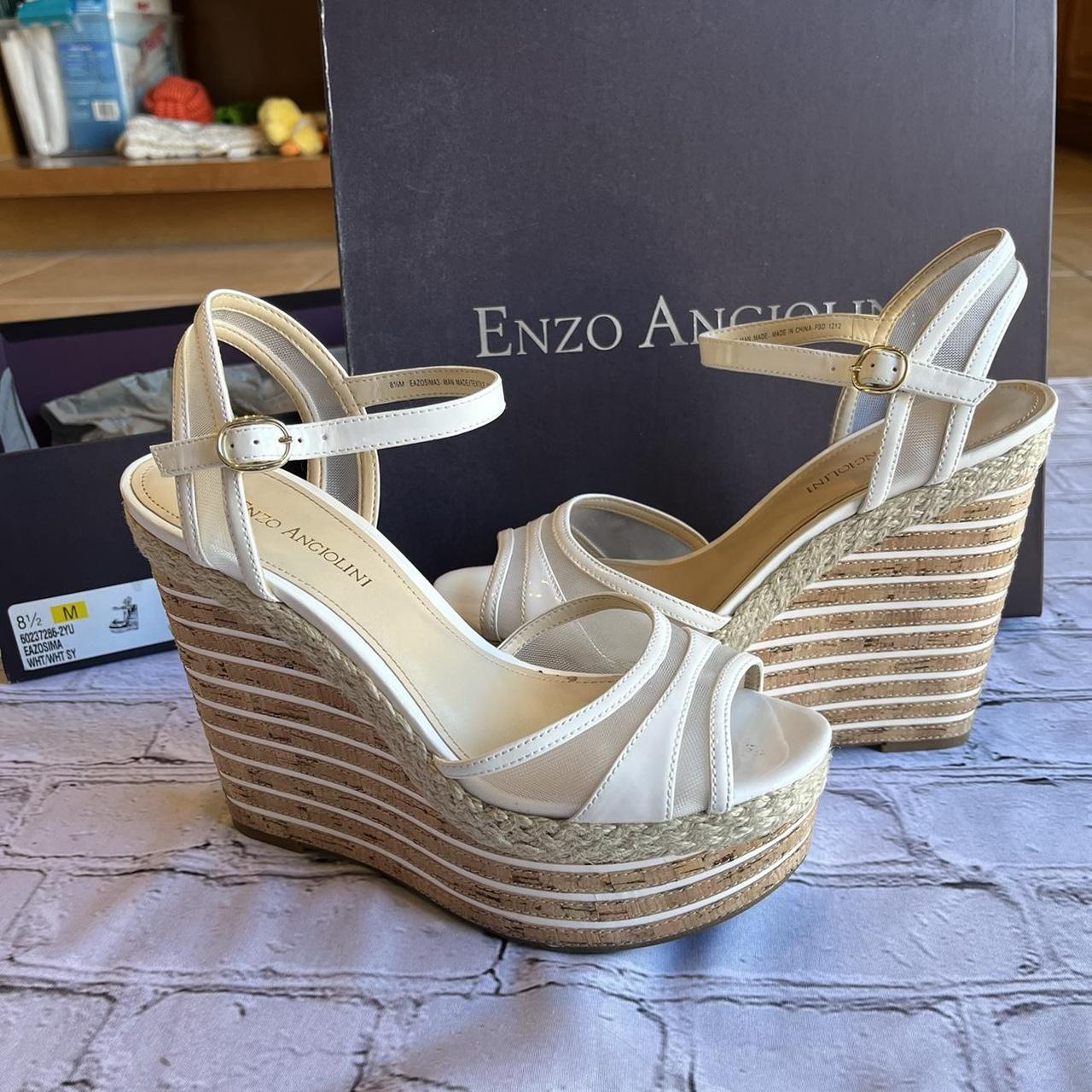 Enzo Angiolini Platform Wedge Shoes 8.5 Depop