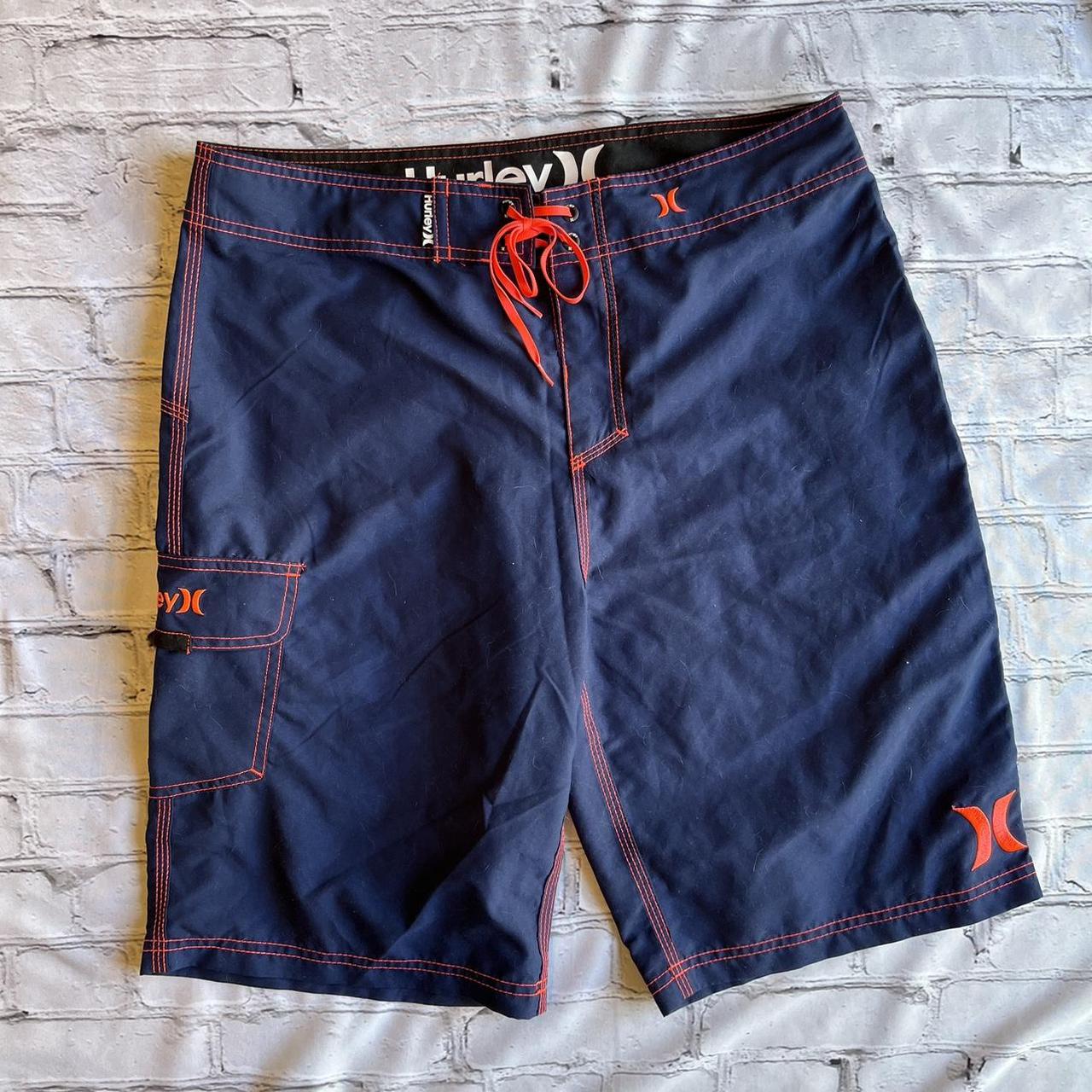 Hurley Mens Board Shorts 32 Blue Swim... Depop