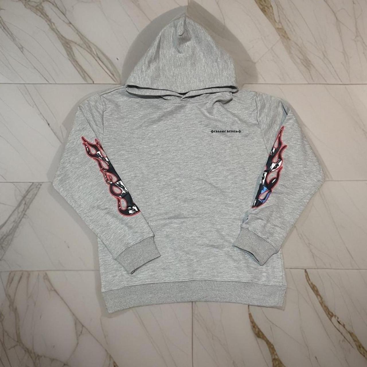 Chrome hearts grey online hoodie