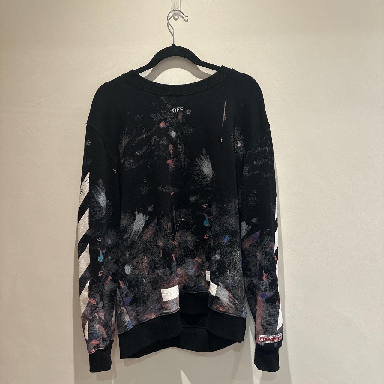 Off white sale sweater galaxy