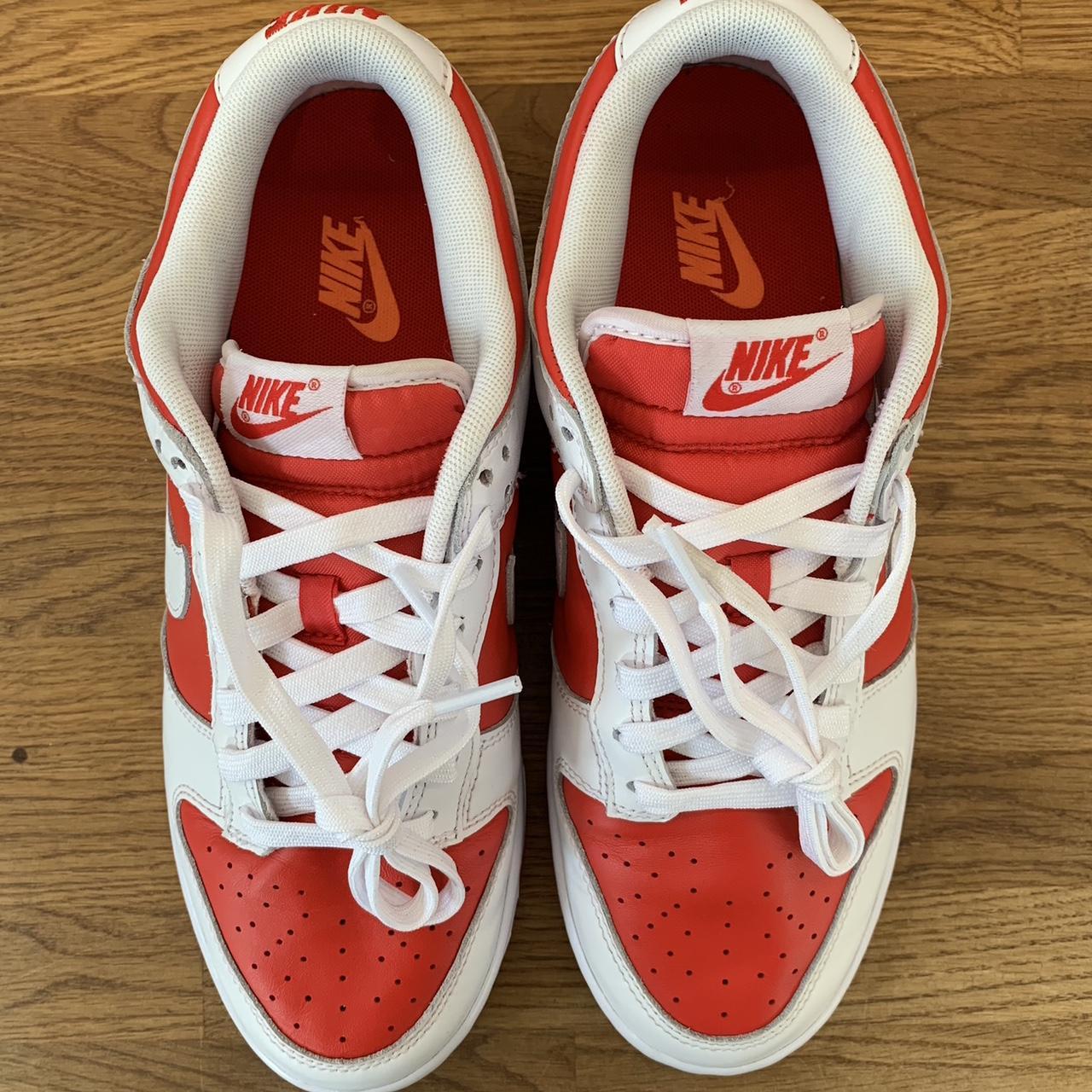 Nike Dunk Low Championship Red Size: UK8.5 / US9.5... - Depop