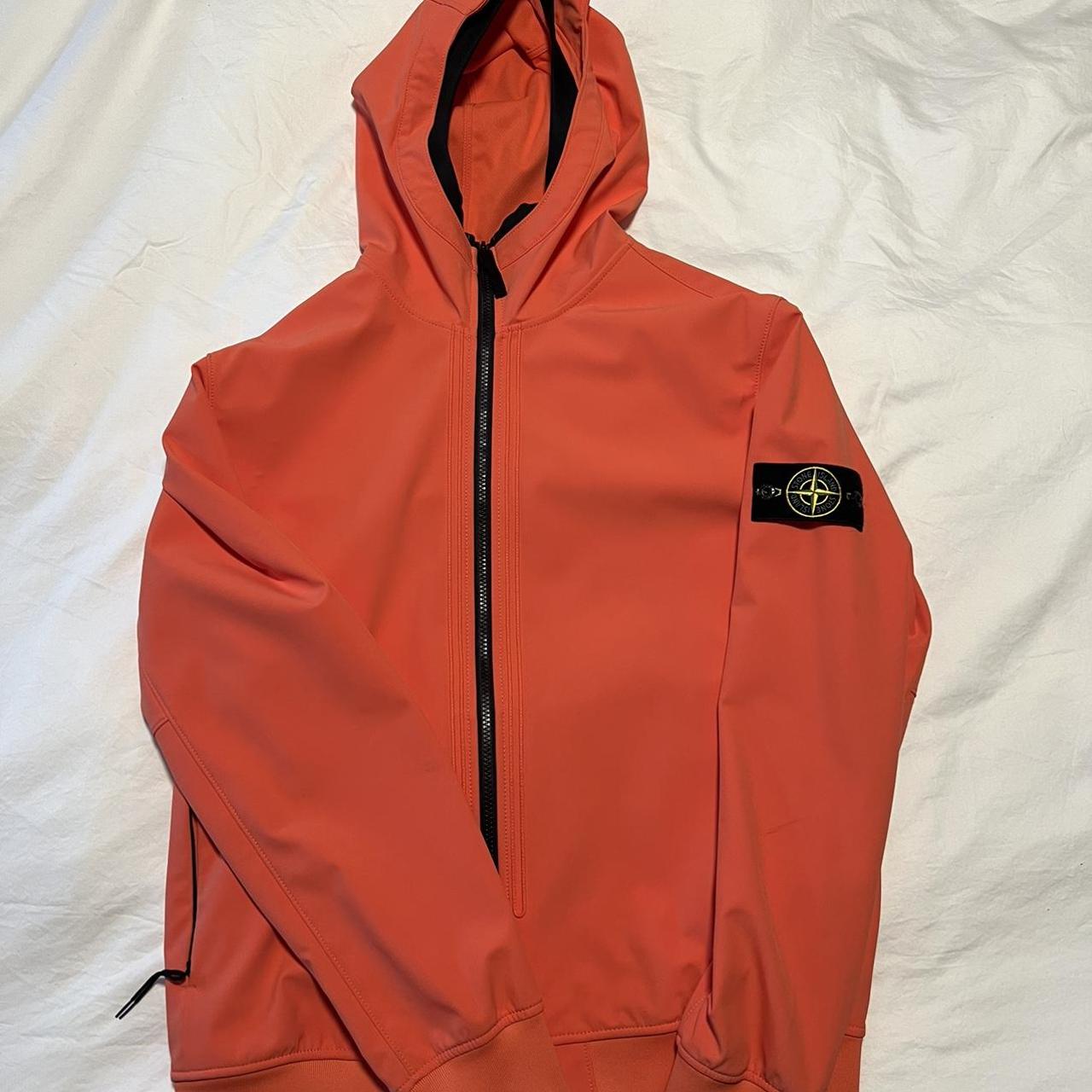 Stone island soft shell clearance r orange