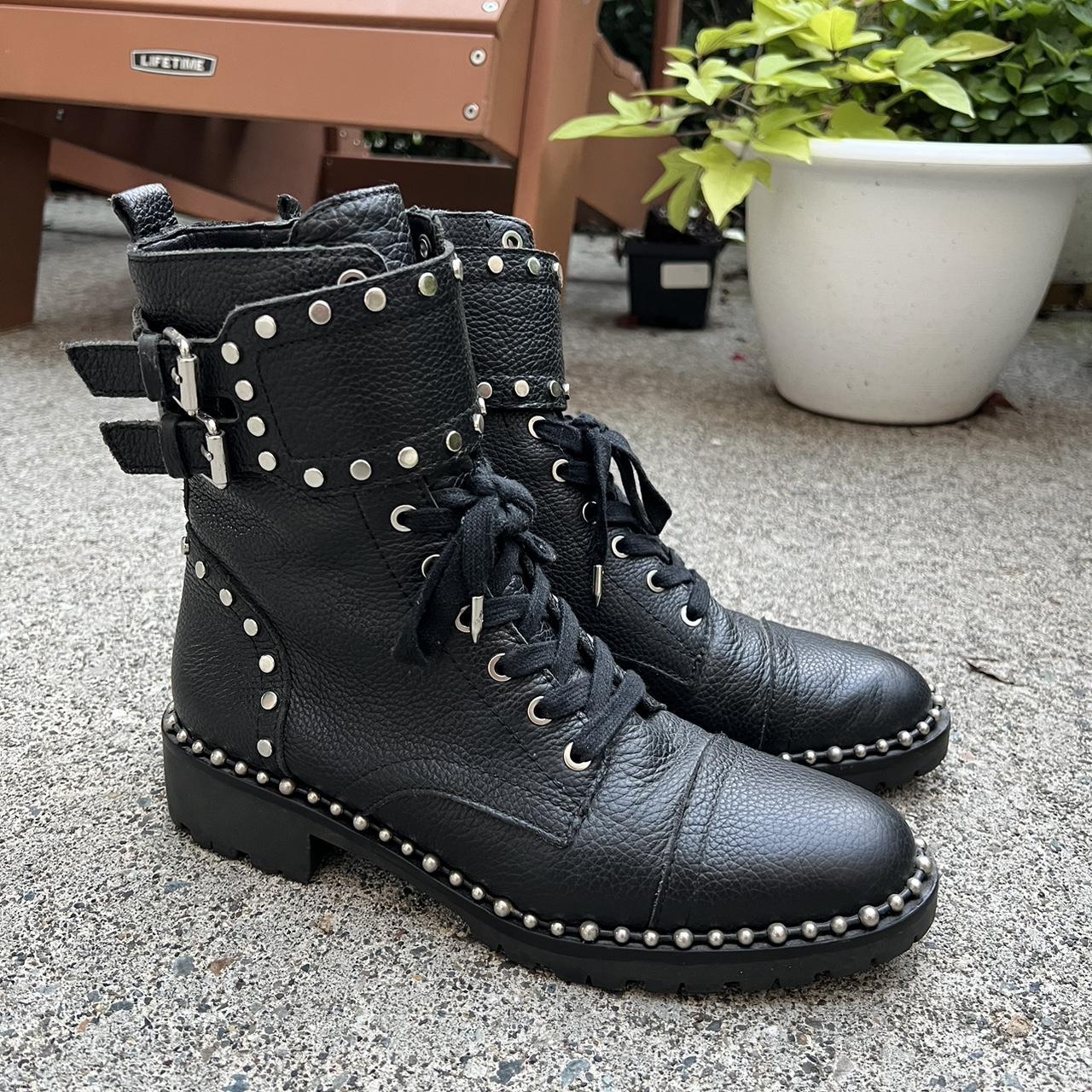 Jennifer studded combat boot sam edelman hotsell