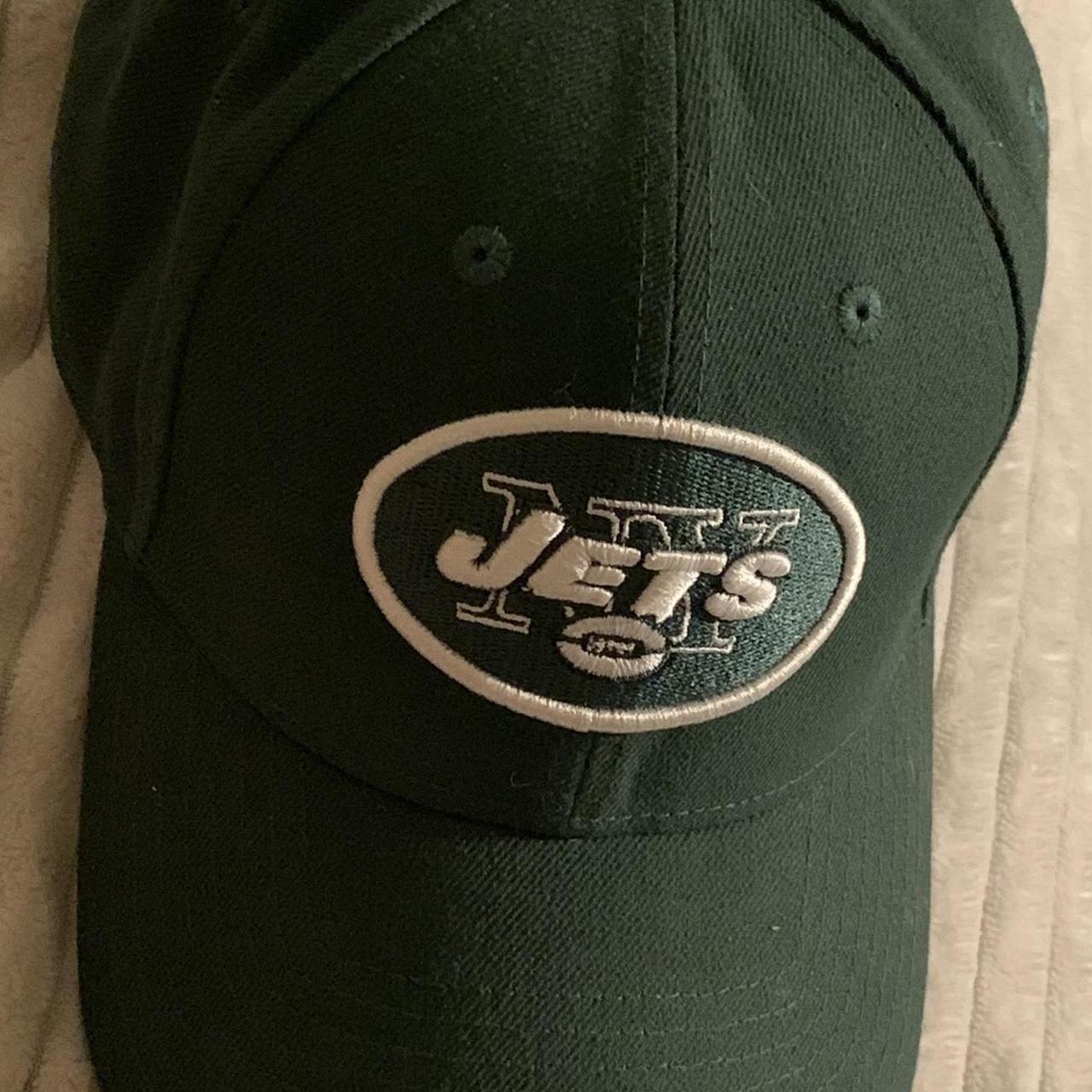 EUC NFL Team Apparel NY Jets Distressed Hat - One - Depop