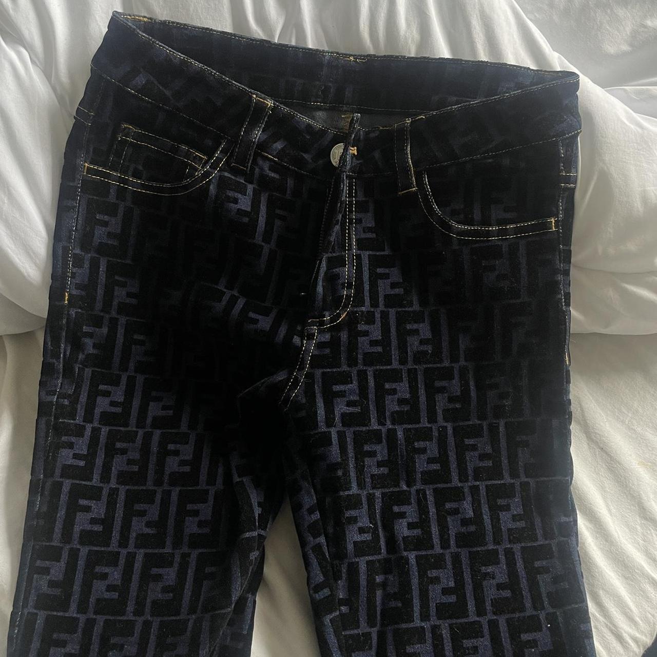 Fendi vintage monogram rare jeans Size 36 Super... - Depop