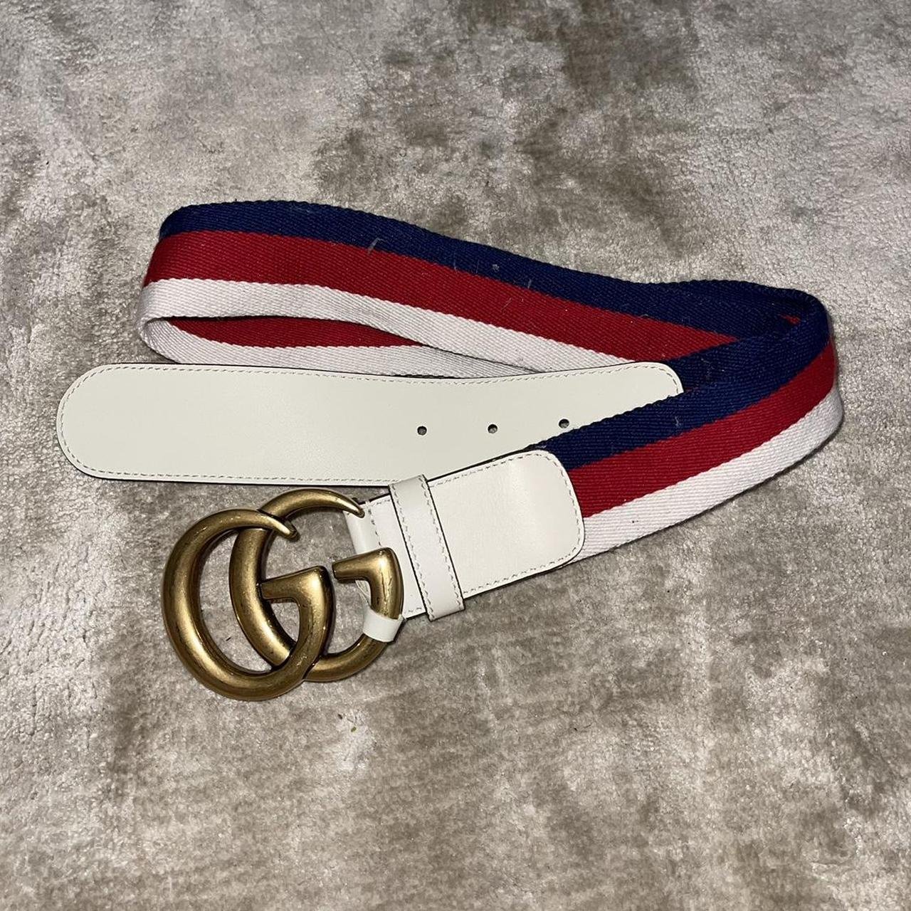 Gucci women's web on sale belt