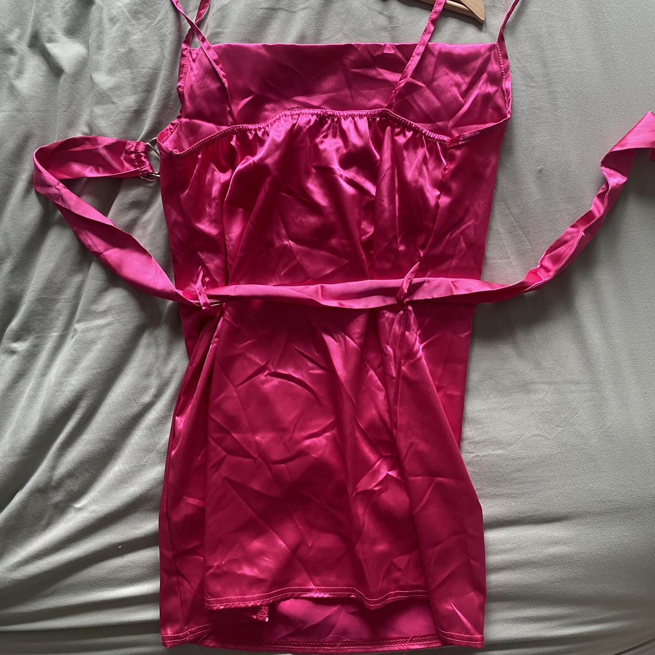 I Saw It First Women's Pink Dress Depop