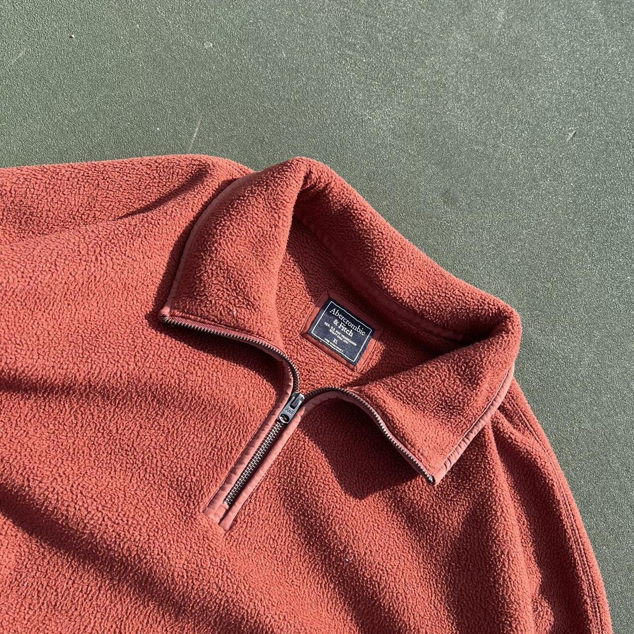 Abercrombie and Fitch Boxy fit quarter zip Size... Depop