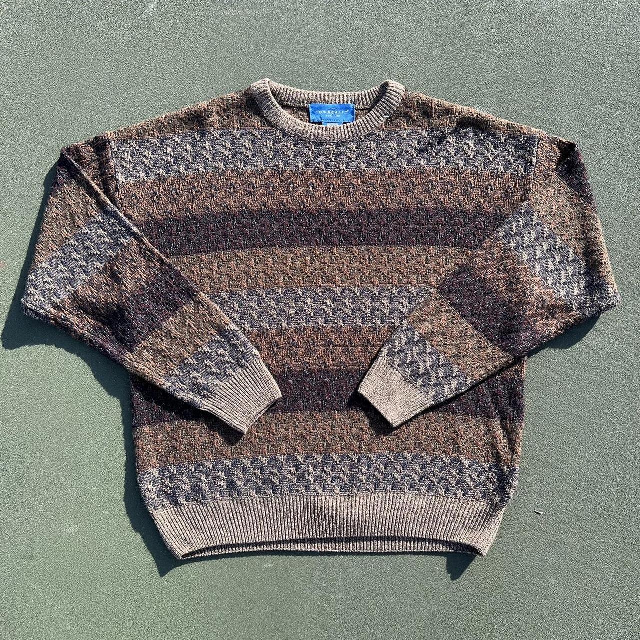 Town craft Earth, tone, fall sweater No damages no... - Depop