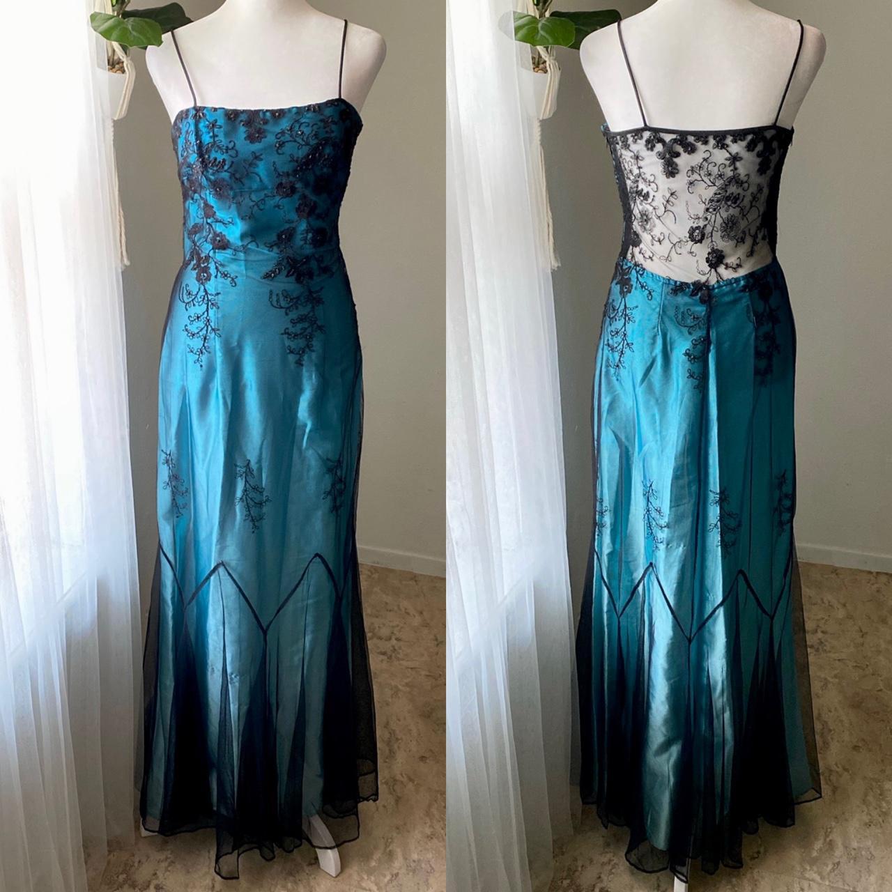 Vintage Y2K whimsigoth formal prom dress 🦋... - Depop