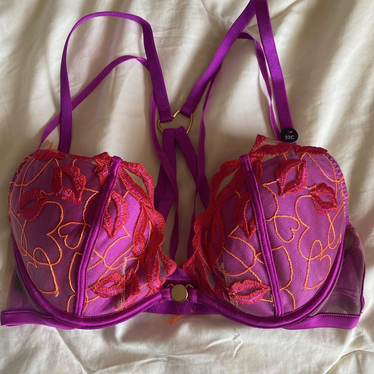 Ann Summers Kisses Bra Uk 32c New Tagged Depop